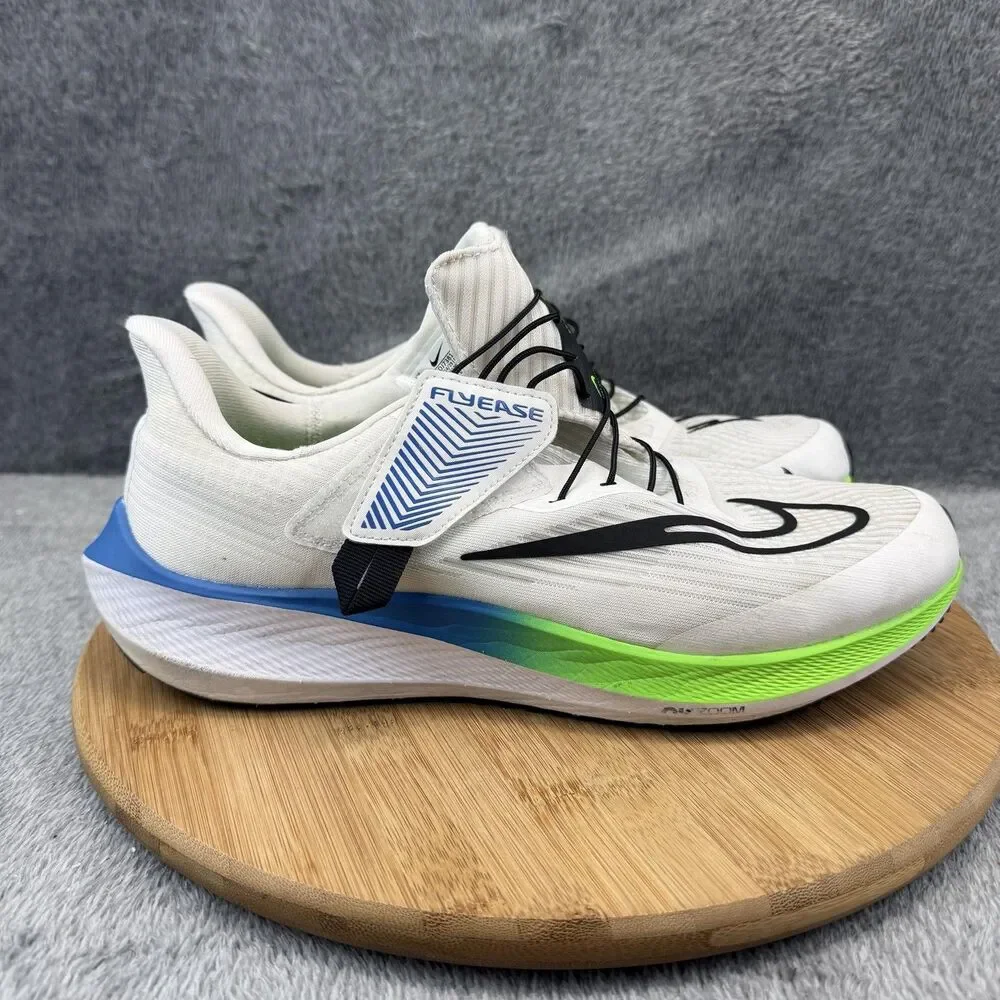 Nike Zoom Pegasus FlyEase Shoes Mens Size 10.5 White Running Sneakers DJ7381-006